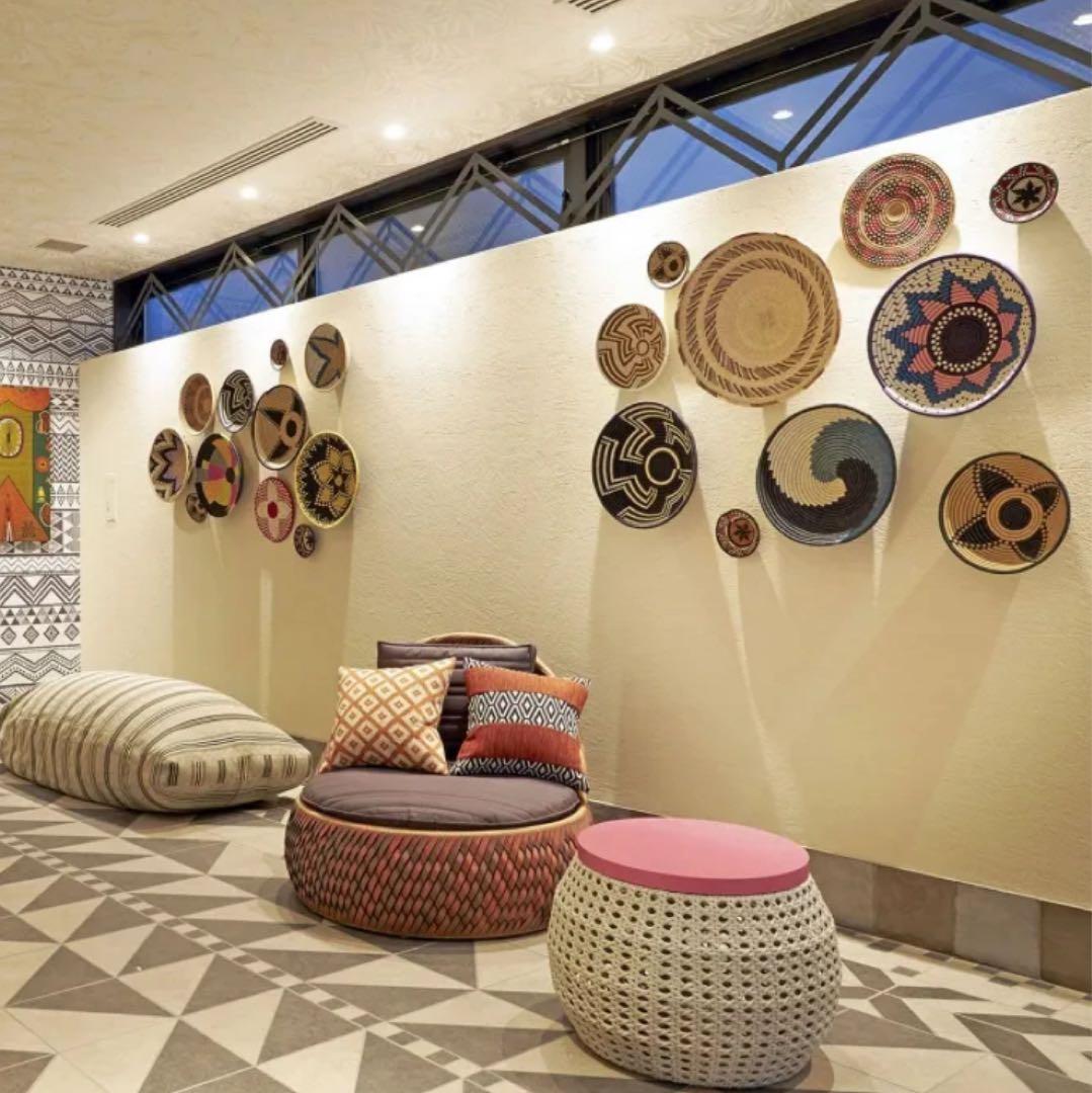 カゴアミドリ Ruise B ルワンダ バスケット　空と太陽　2点おまとめ