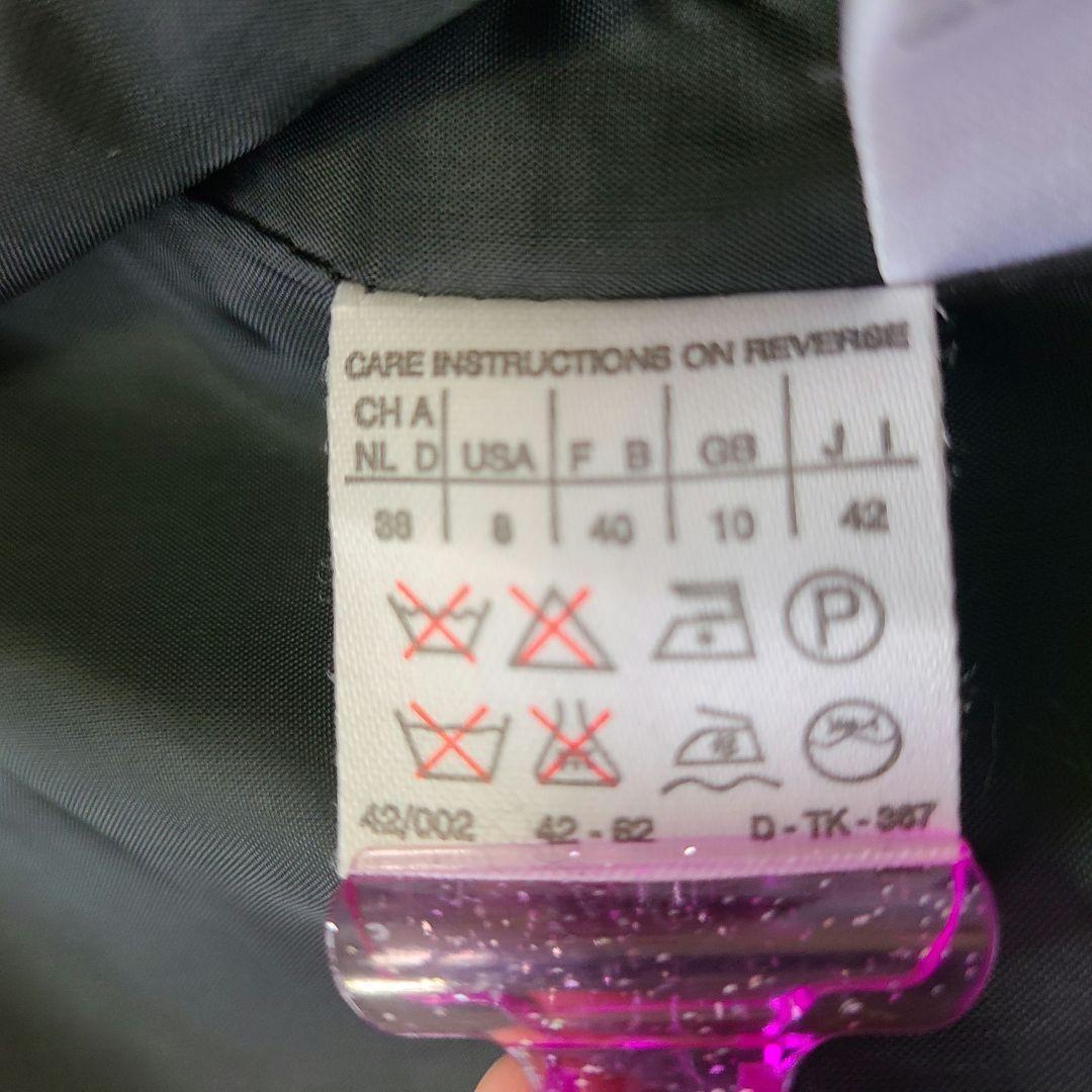 マックスマーラ 白タグ 美品 ダブルテーラードジャケットXL ロゴボタン