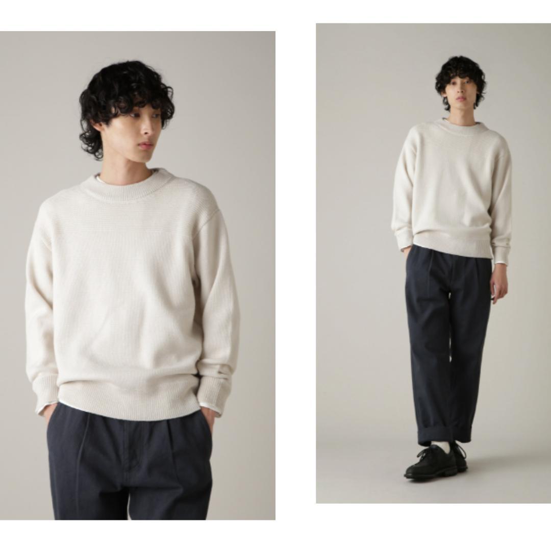 2023 MHL. DRY DENSE WOOL　ニット　M 　アイボリー　美品