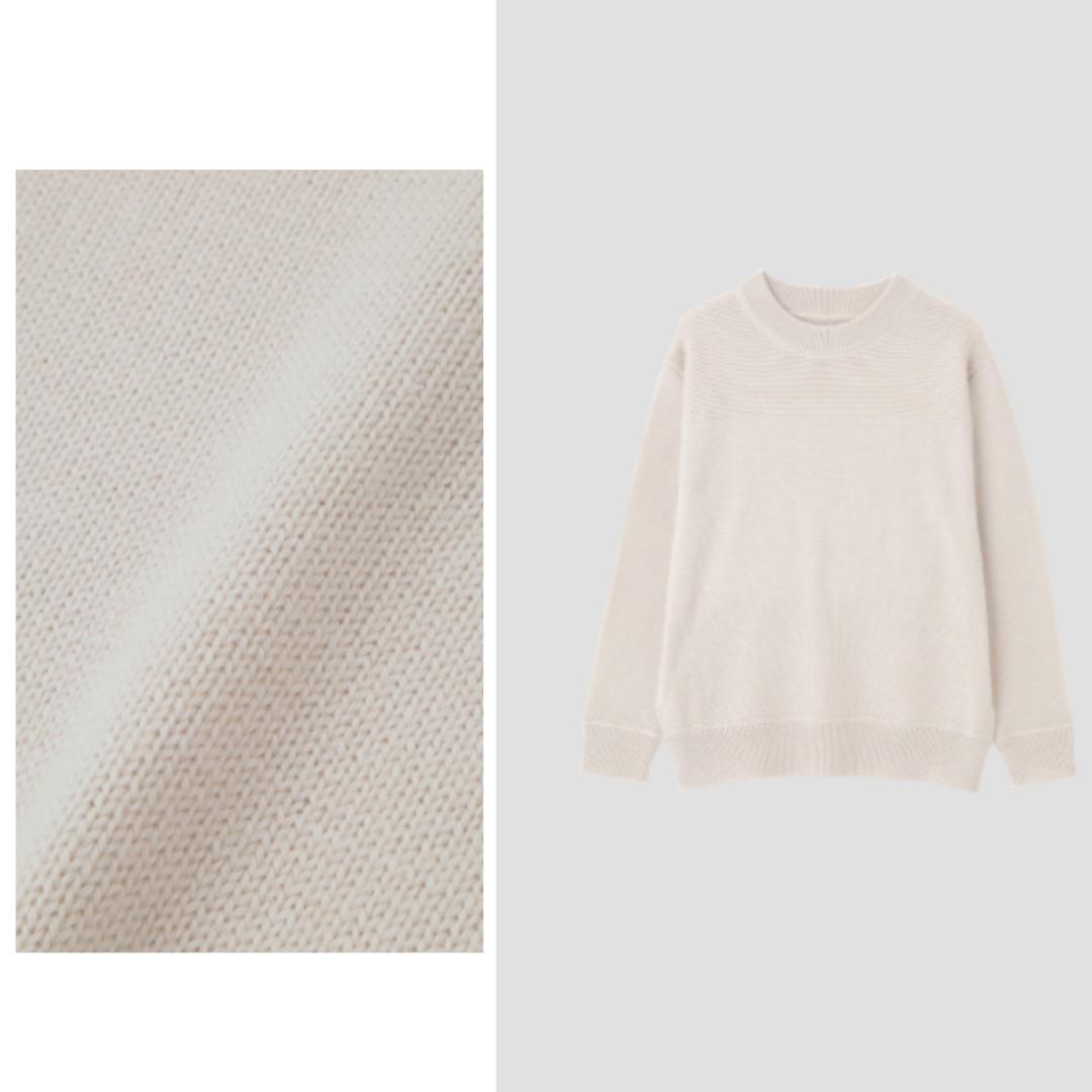 2023 MHL. DRY DENSE WOOL　ニット　M 　アイボリー　美品