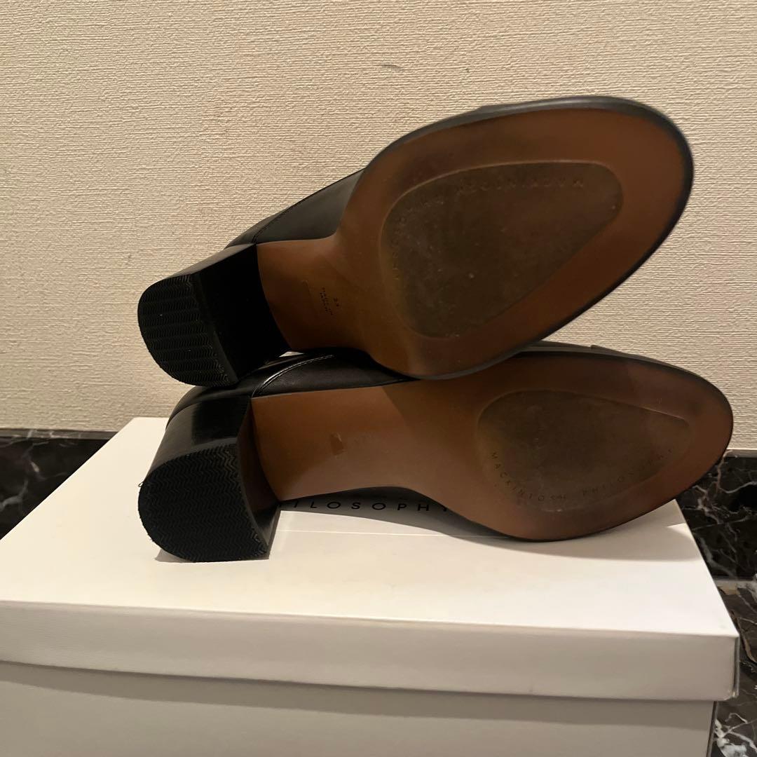 【美品】MACKINTOSH PHILOSOPHY ブラックレースアップシューズ