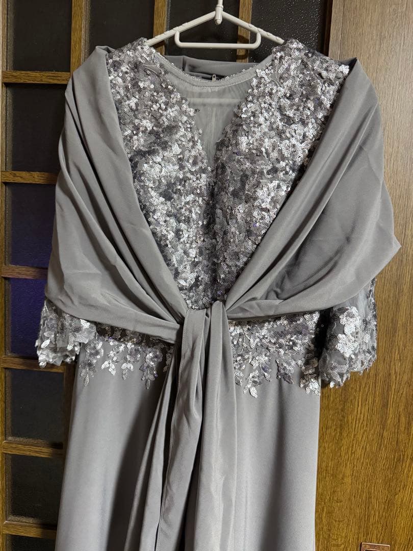 マザーズドレス　結婚式ドレス　バック　パンプス　3点セット