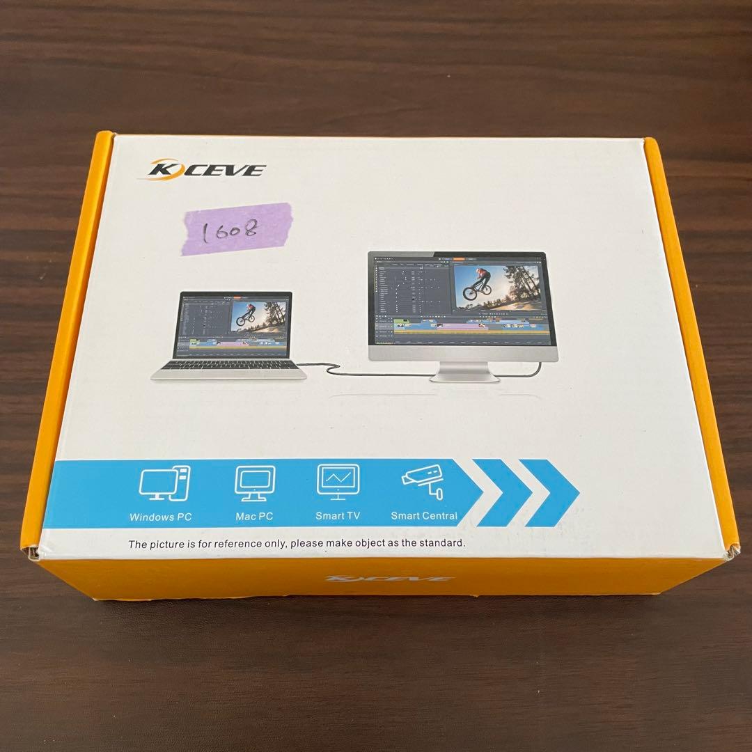 KCEVE KVMスイッチ 2PC 2画面 HDMI DP 8K USB3.0