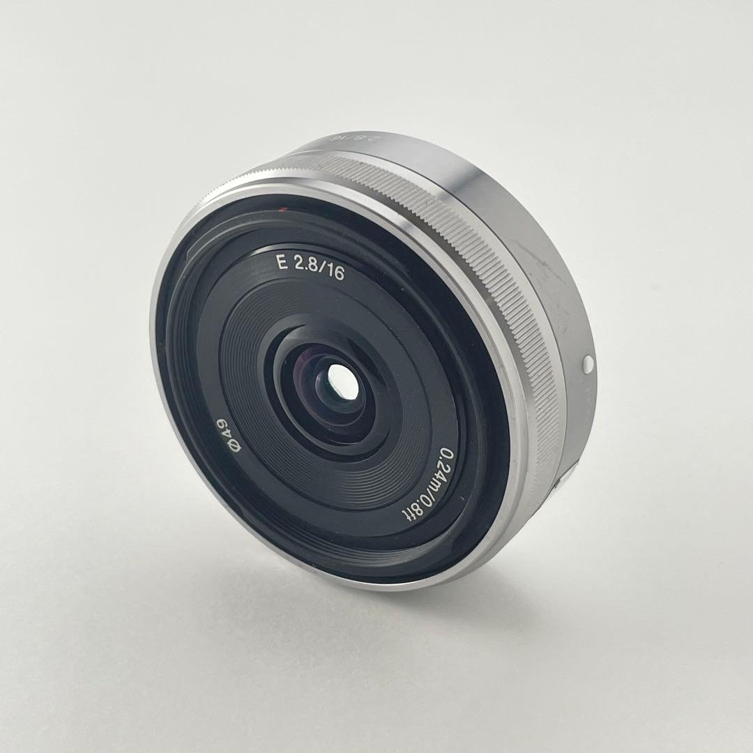 【極上美品・返品保証 】Sony SEL16F28 単焦点 パンケーキレンズ