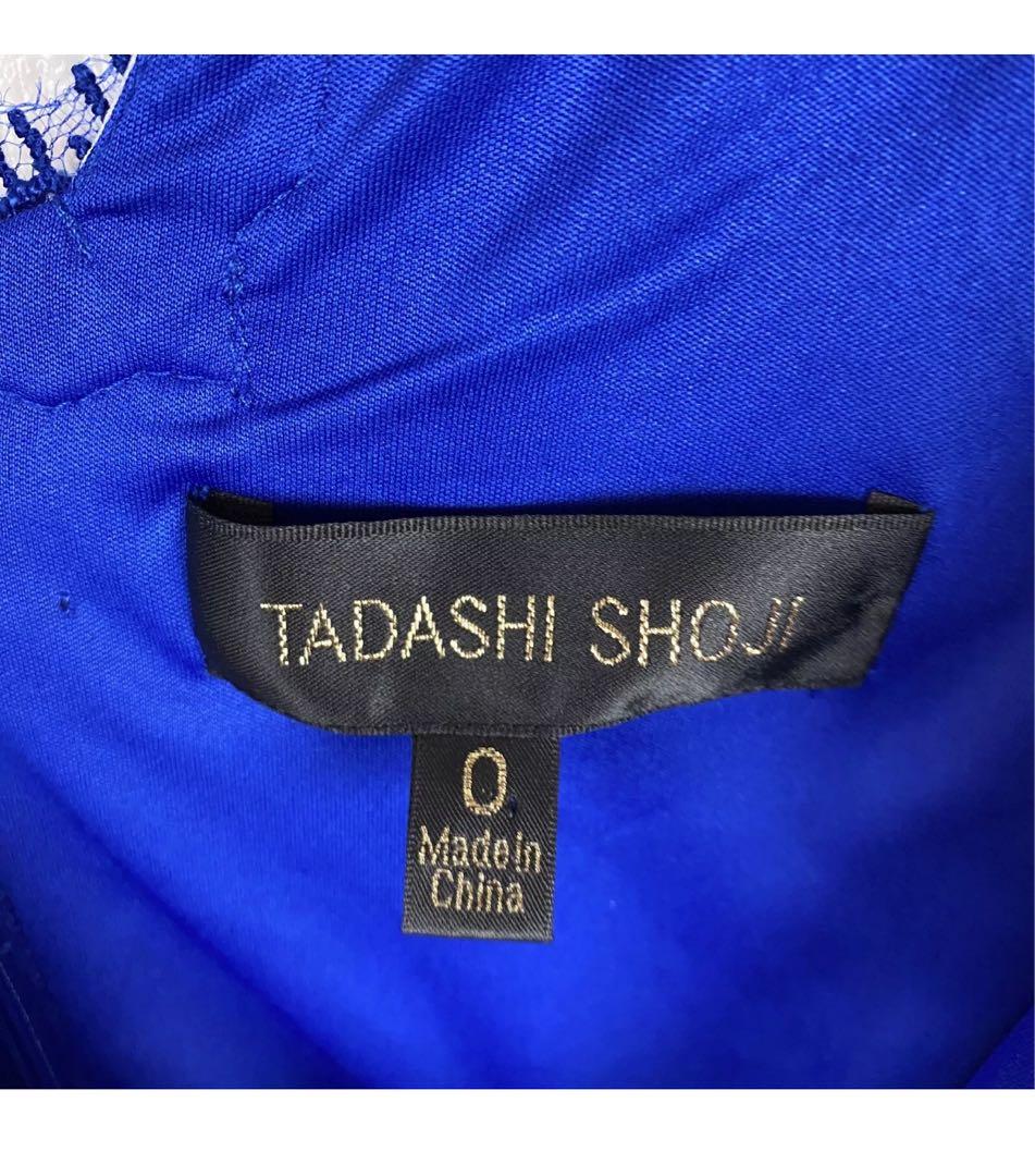 ブルー×ホワイトレースワンピース