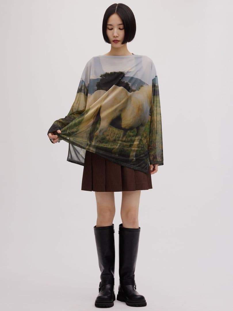 Silvia Conde OlivánxAmeri SHEER TOP