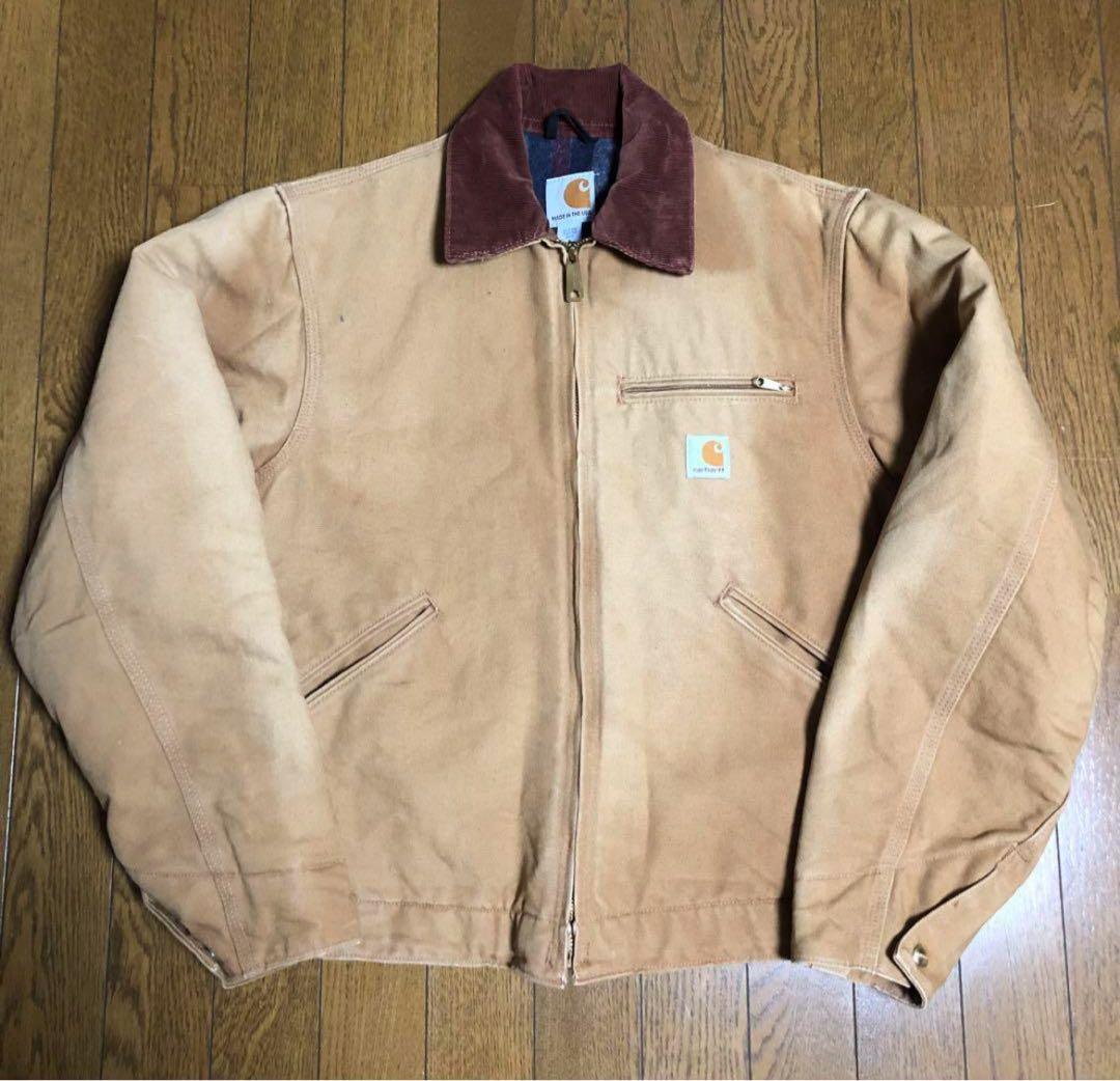 ◆希少サイズS◆USA製 ダック デトロイトジャケット ◆カーハート ブラウン茶