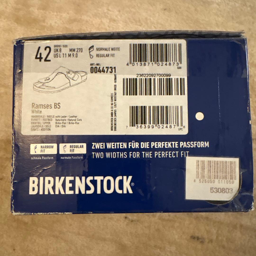 BIRKENSTOCK ビルケンシュトック Ramses ホワイト 27.0