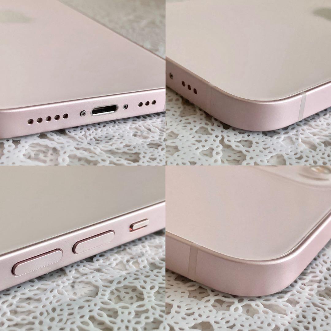 iPhone 13 バッテリー新品 ピンク 本体