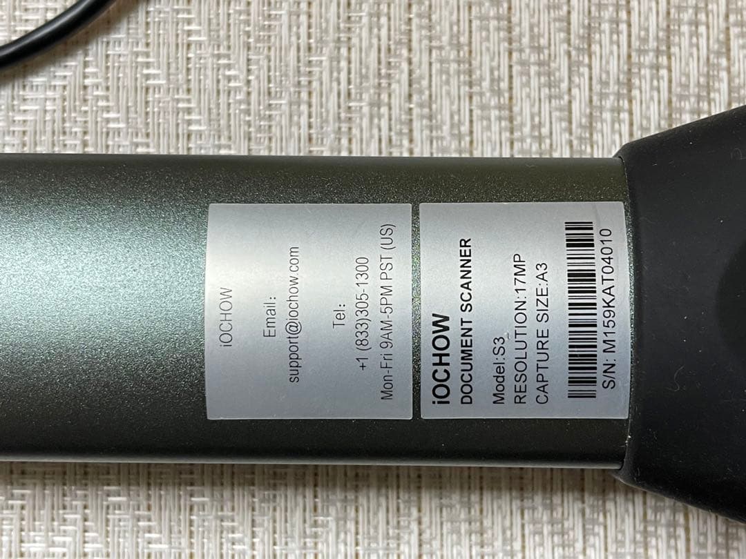 iOCHOW ブックスキャナー ドキュメントスキャナー S3
