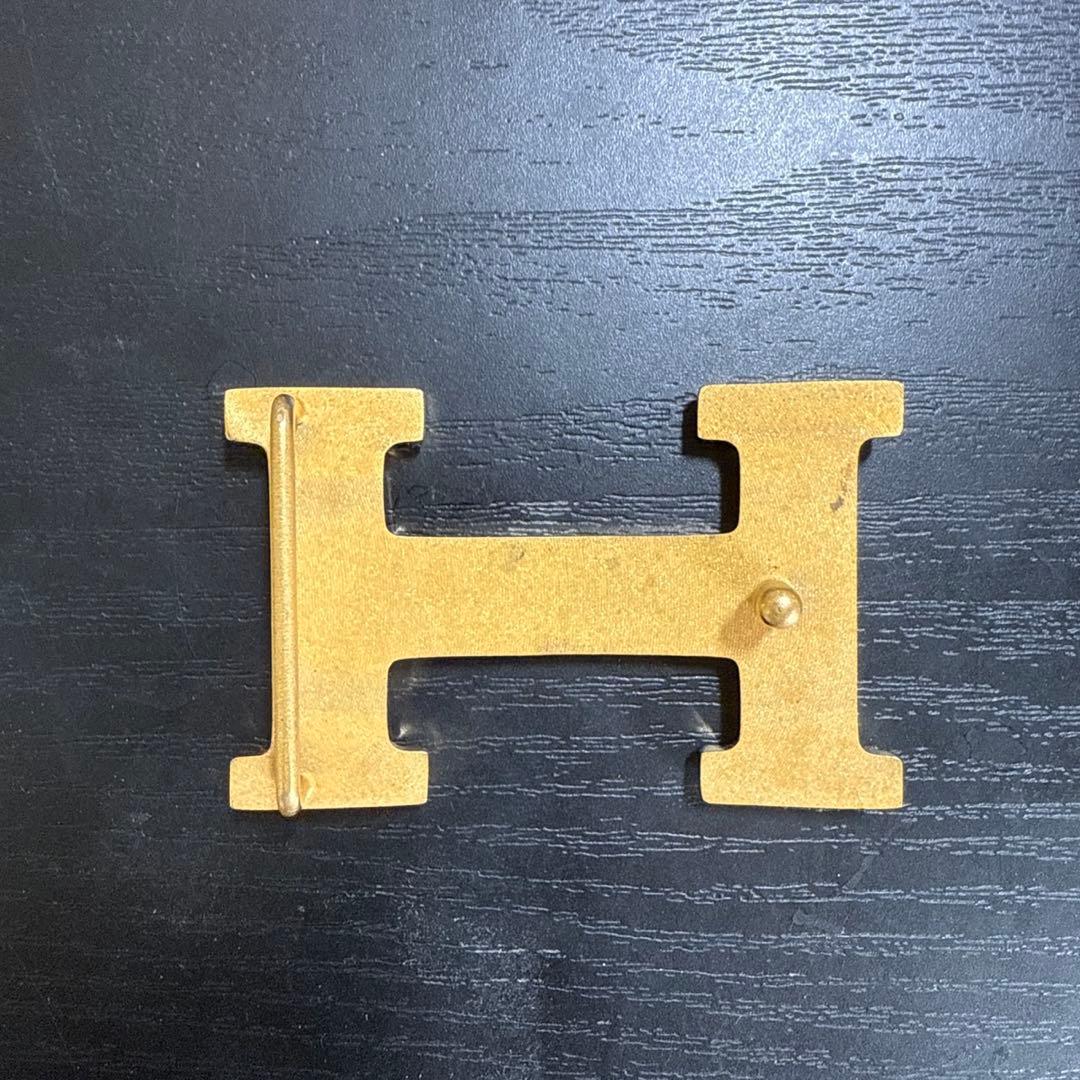 HERMES エルメスコンスタンスリバーシブルベルト65 ゴールドバックル　美品