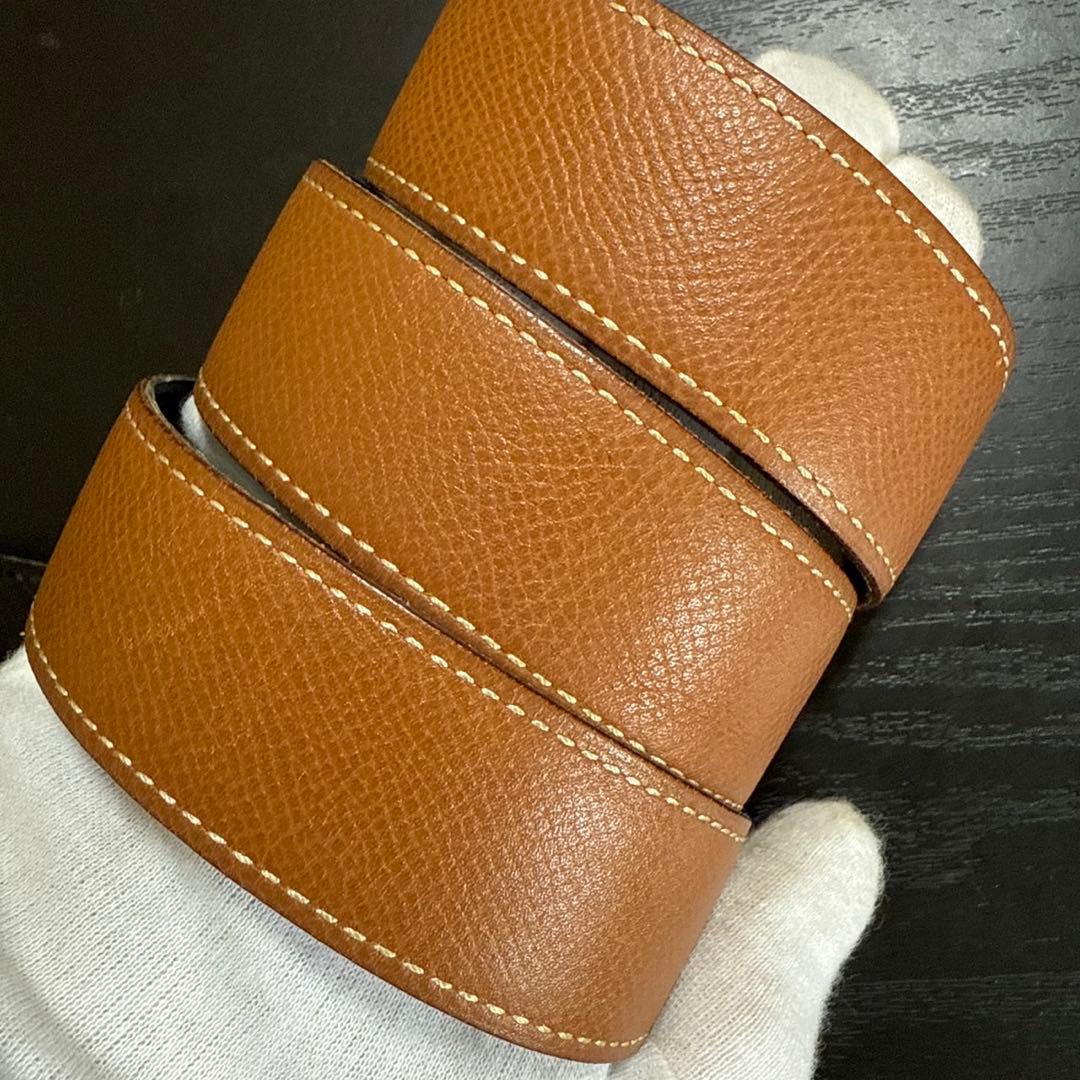 HERMES エルメスコンスタンスリバーシブルベルト65 ゴールドバックル　美品