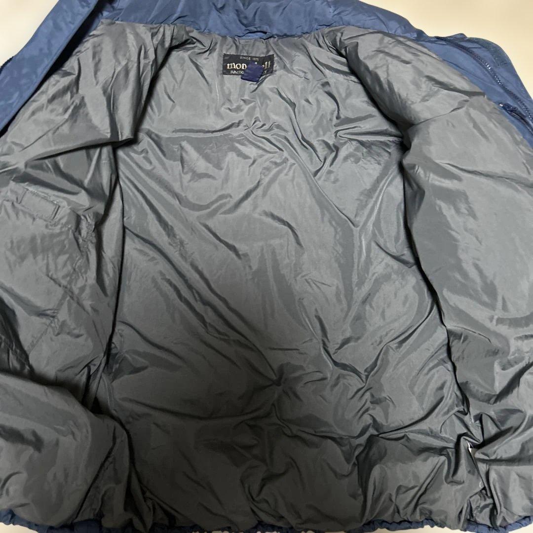 90s 旧タグ mont-bell ダウンジャケット XL ネイビー