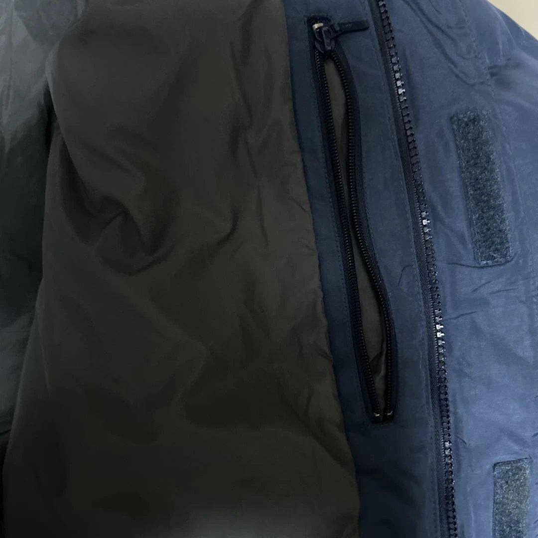 90s 旧タグ mont-bell ダウンジャケット XL ネイビー