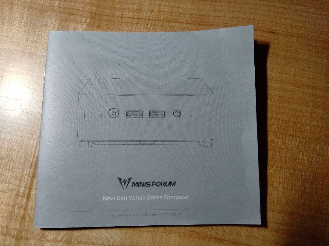 ミニPC Minisforum UN100