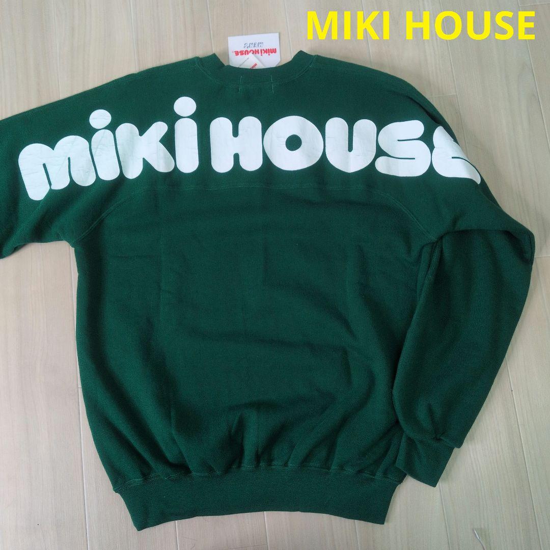希少　90s MIKI HOUSE ミキハウス アーチロゴ スウェット　メンズМ