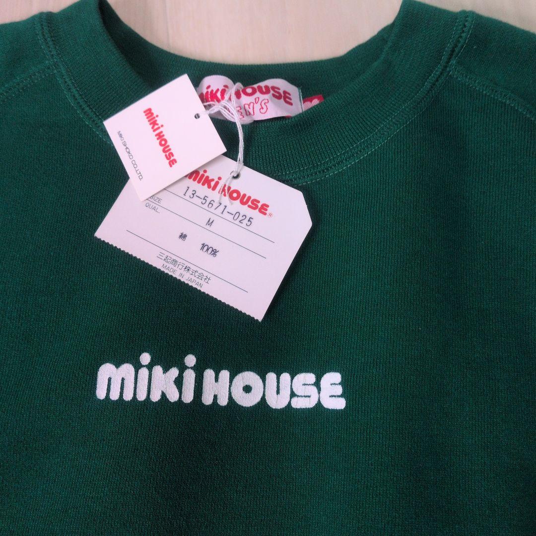 希少　90s MIKI HOUSE ミキハウス アーチロゴ スウェット　メンズМ