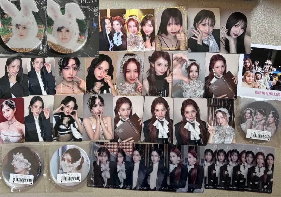 TWICE MISAMO ミサモ　タワレコラキドロトレカセット　スマホ　缶ミラー