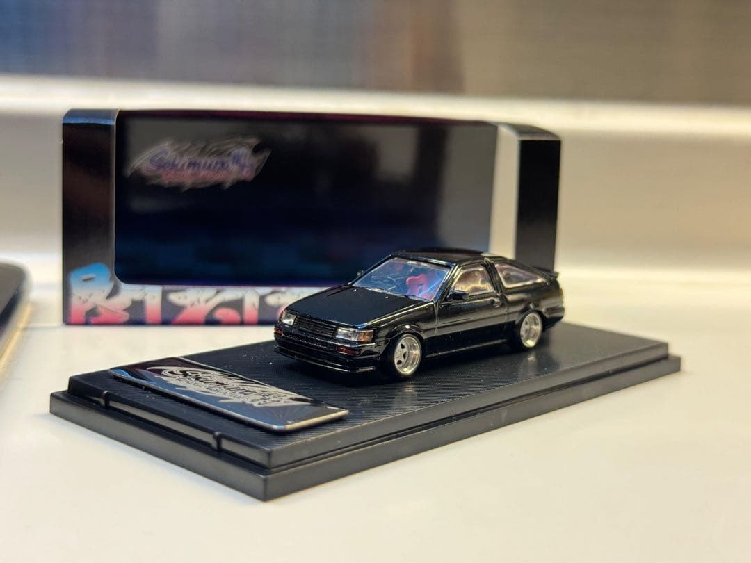 1/64 TRD 風 トヨタAE86 Levin 改 Work CR01