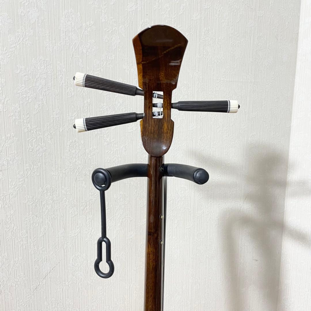 沖縄三線 本皮 極美品 蛇皮 和楽器 民謡 スンチーイエロー