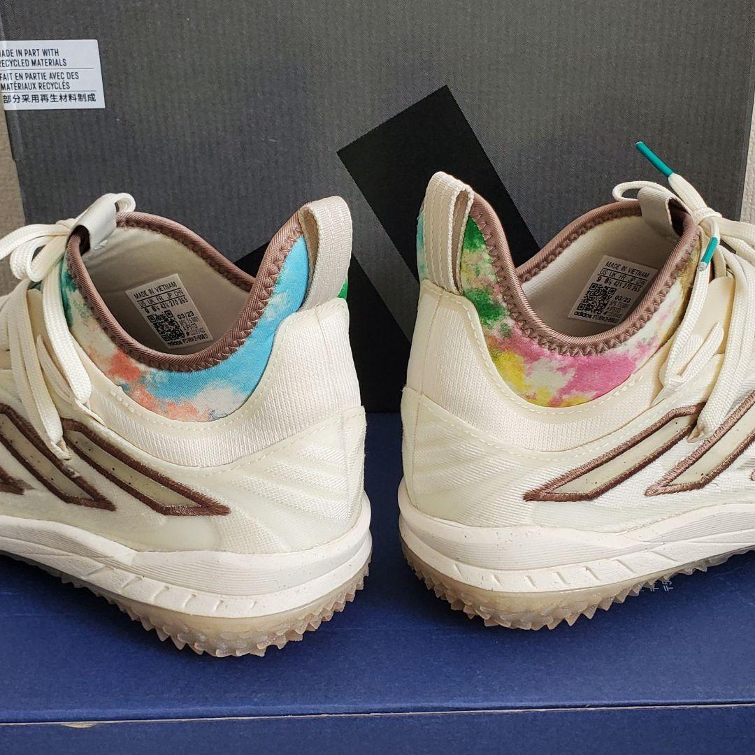 美品☆アディゼロ アフターバーナー 9 NWV ターフ ⚾野球スパイク27cm