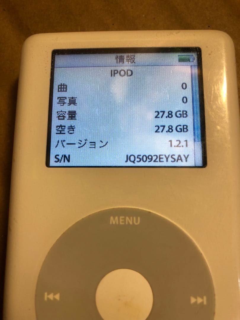 iPod classic 第4世代　30GB No.3