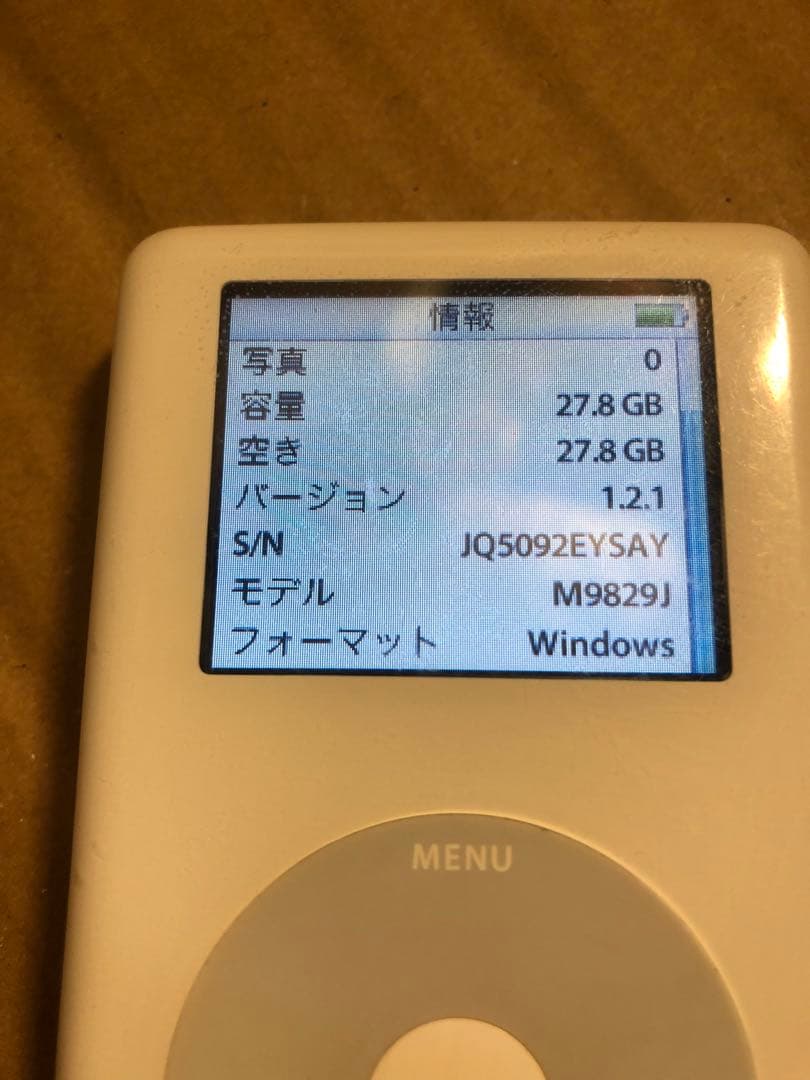 iPod classic 第4世代　30GB No.3