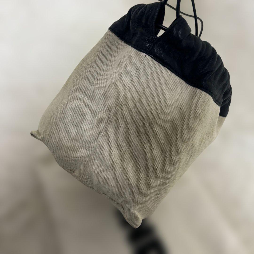 【良品】Jil sander ジルサンダー レザーショルダーバッグ　リバーシブル