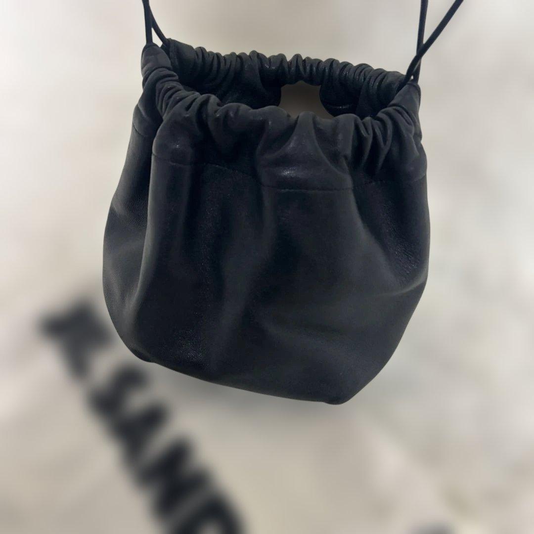 【良品】Jil sander ジルサンダー レザーショルダーバッグ　リバーシブル