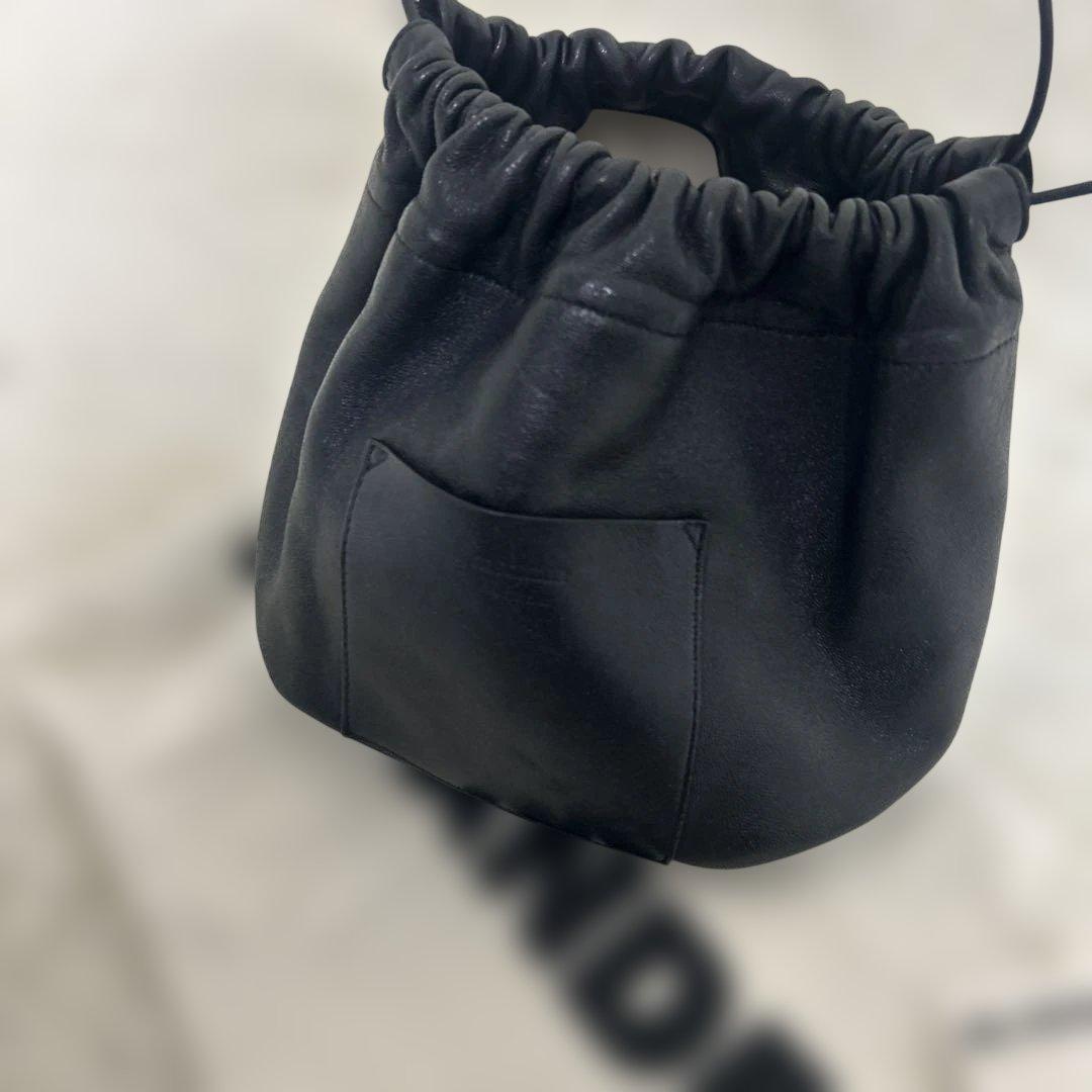 【良品】Jil sander ジルサンダー レザーショルダーバッグ　リバーシブル