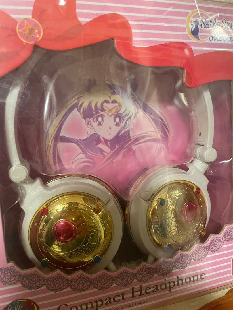 美少女戦士セーラームーン コンパクトステレオヘッドフォン　変身ブローチ