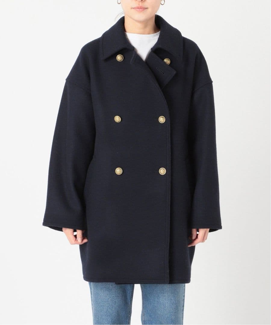 FRAMeWORK Super 100ダブルクロスPコート