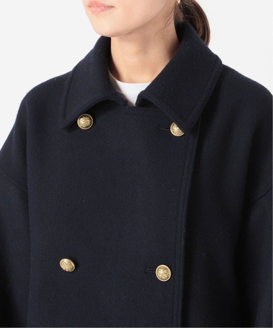 FRAMeWORK Super 100ダブルクロスPコート