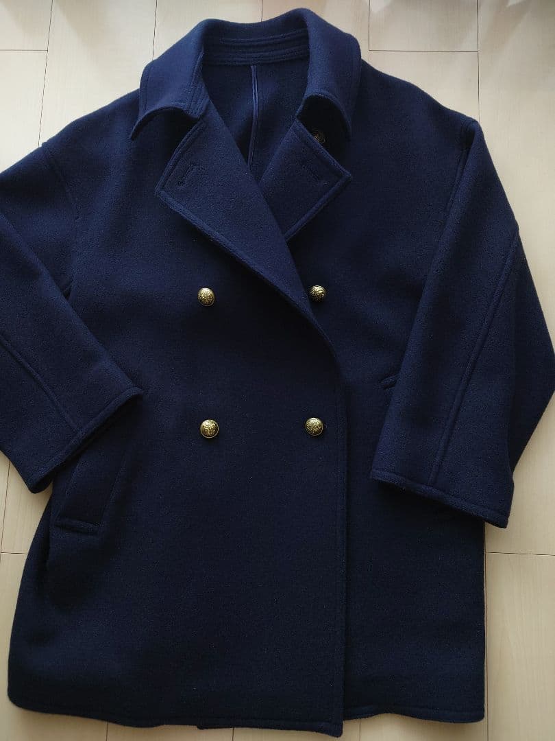 FRAMeWORK Super 100ダブルクロスPコート