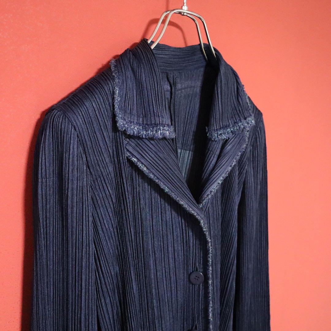 【美品】PLEATS PLEASE プリーツ 切替デザイン テーラードジャケット