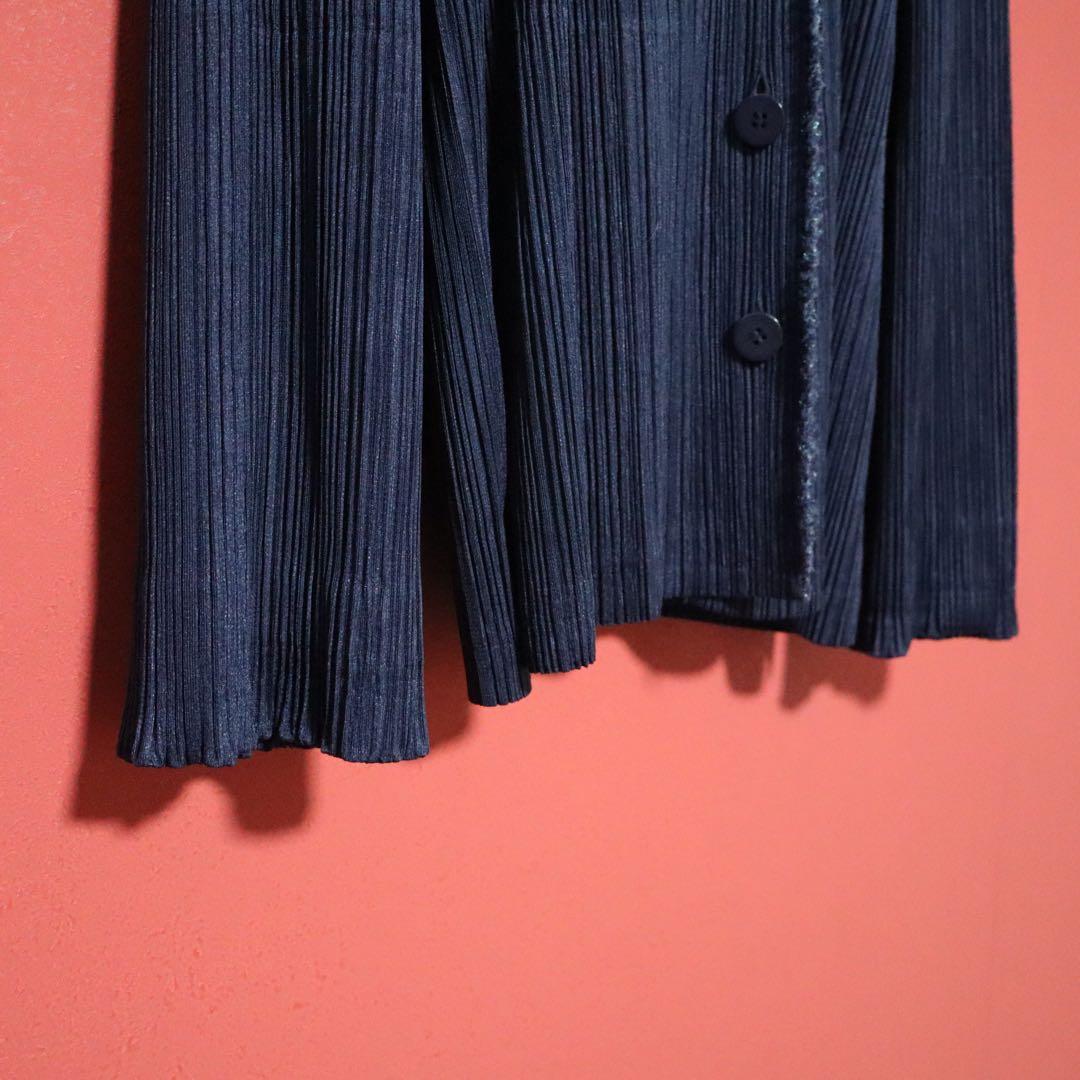 【美品】PLEATS PLEASE プリーツ 切替デザイン テーラードジャケット