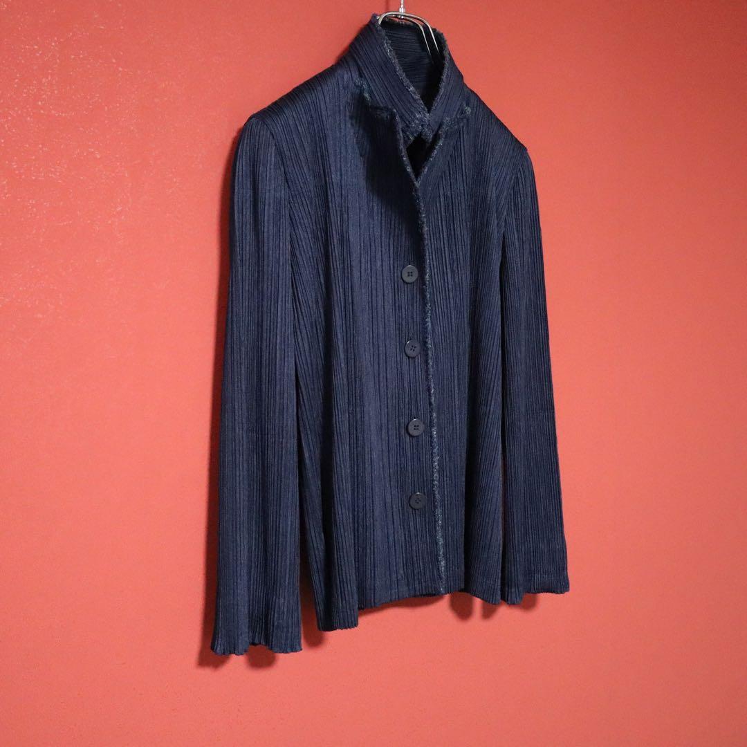 【美品】PLEATS PLEASE プリーツ 切替デザイン テーラードジャケット