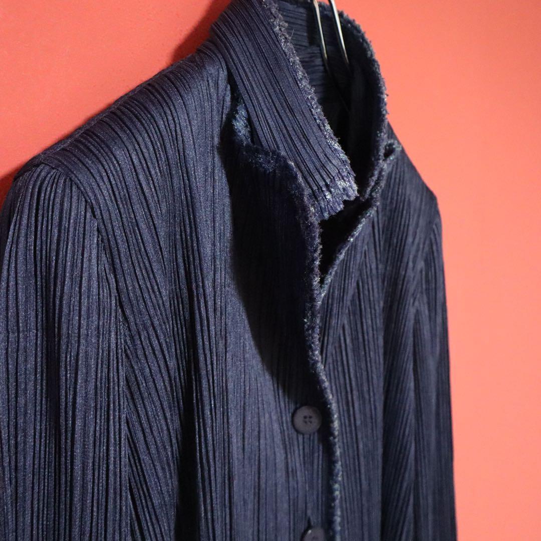 【美品】PLEATS PLEASE プリーツ 切替デザイン テーラードジャケット