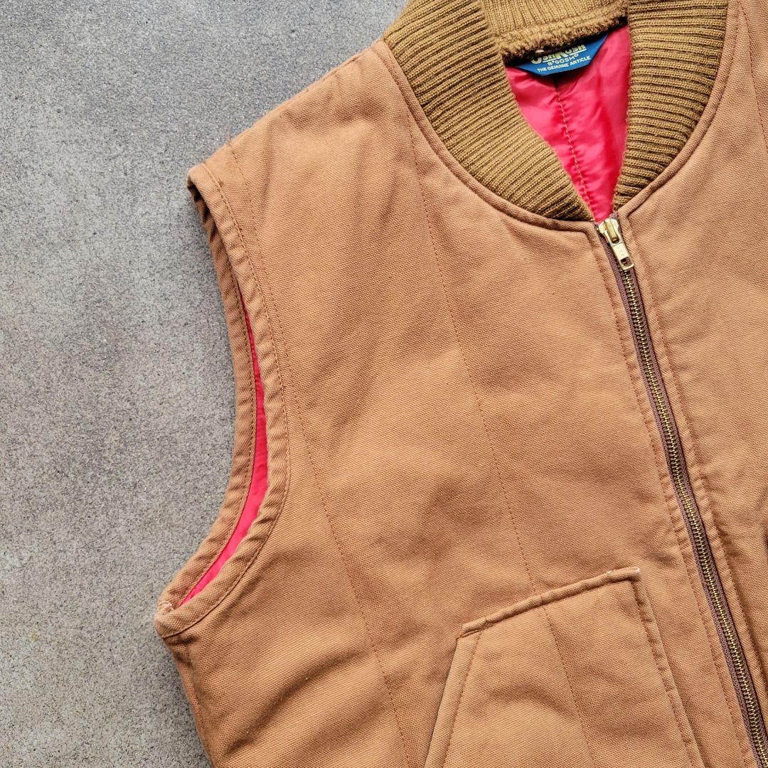 80s90s Oshkosh B-GOSH ダック地 ワークベスト 40