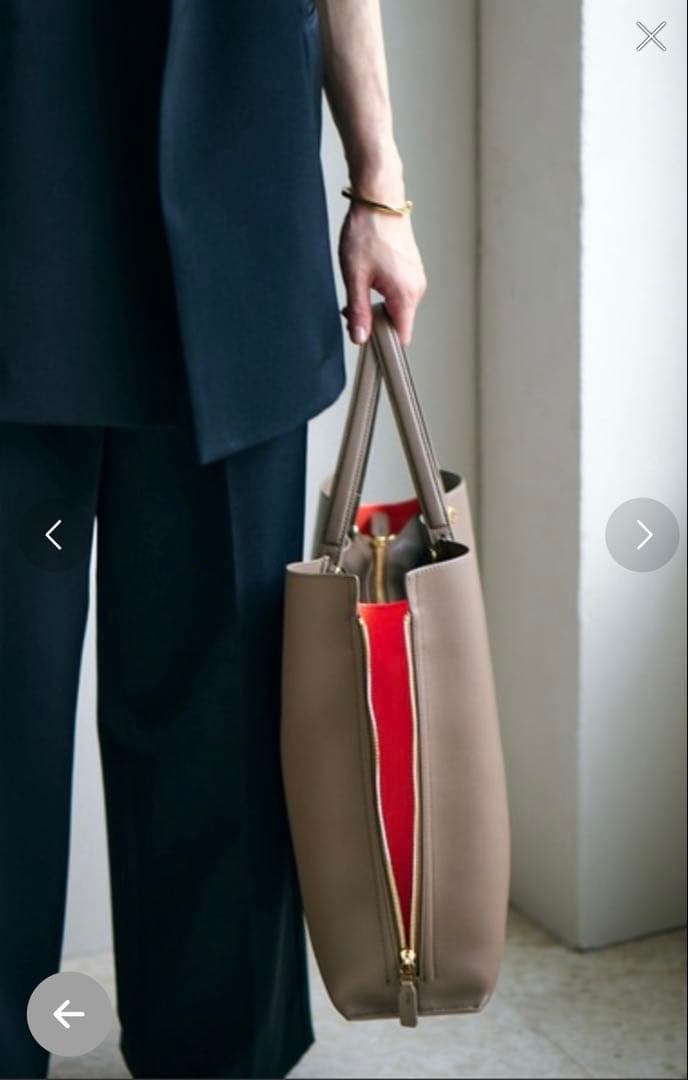 土日限定SALE！ロペエポール(ROPE E'POR)縦型トートバッグA4対応