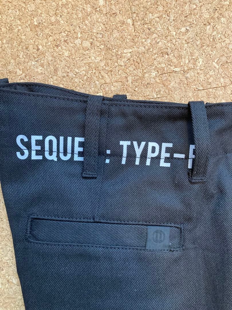 SEQUEL チノパン 初期　type F ブラック　Mサイズ