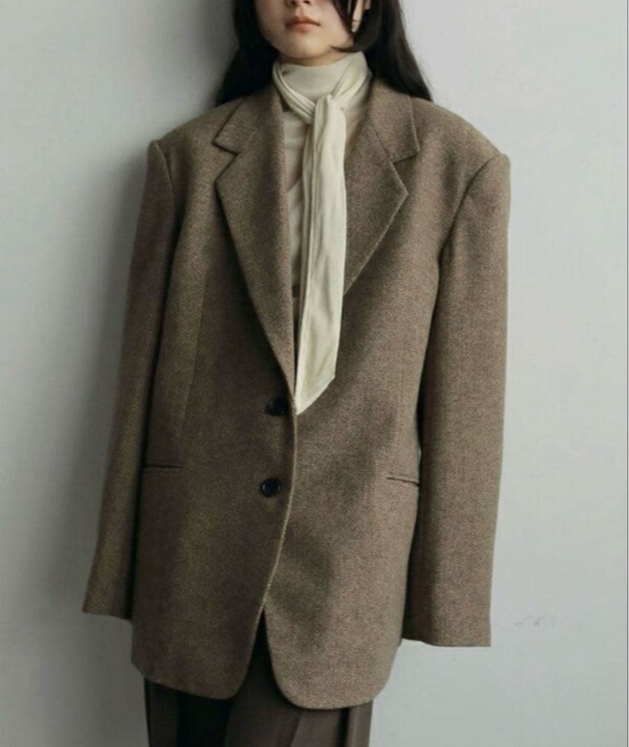 anuke アンヌーク　ヘリンボーン　ジャケット　36 2025新作