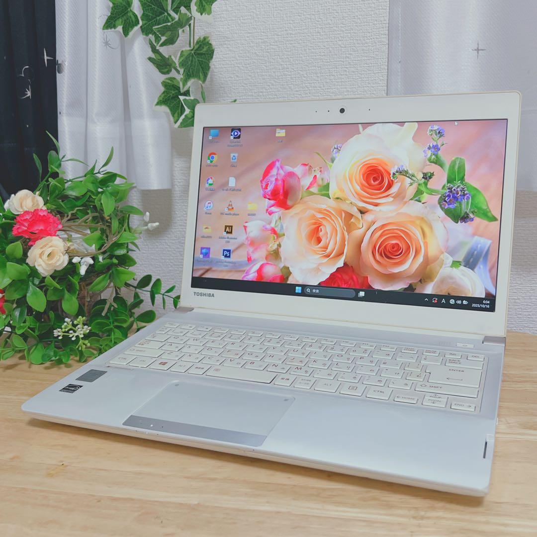 ホワイト、高速起動SSD、最新windows11、