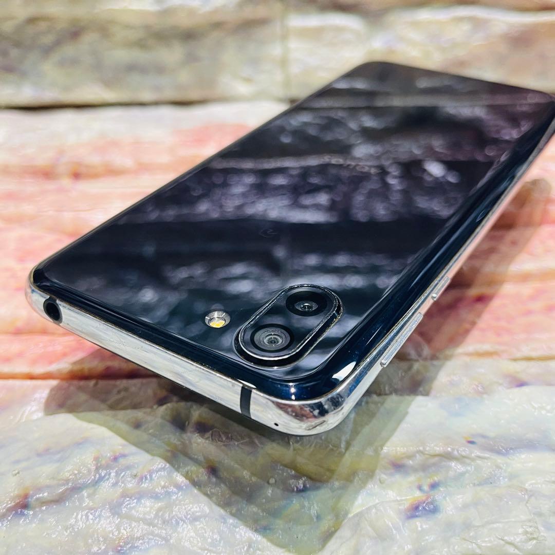 SIMフリー AQUOS R2 64GB プレミアムブラック 電池良好