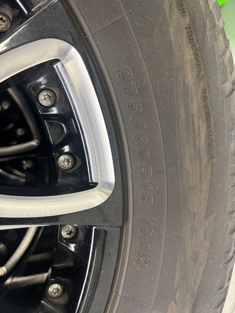 WORK CRAG PSV 18インチGEOLANDAR 4本　プラド　ホイール