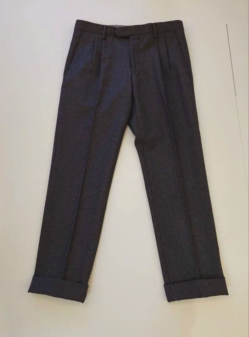 GERMANO ダークグレー スラックス