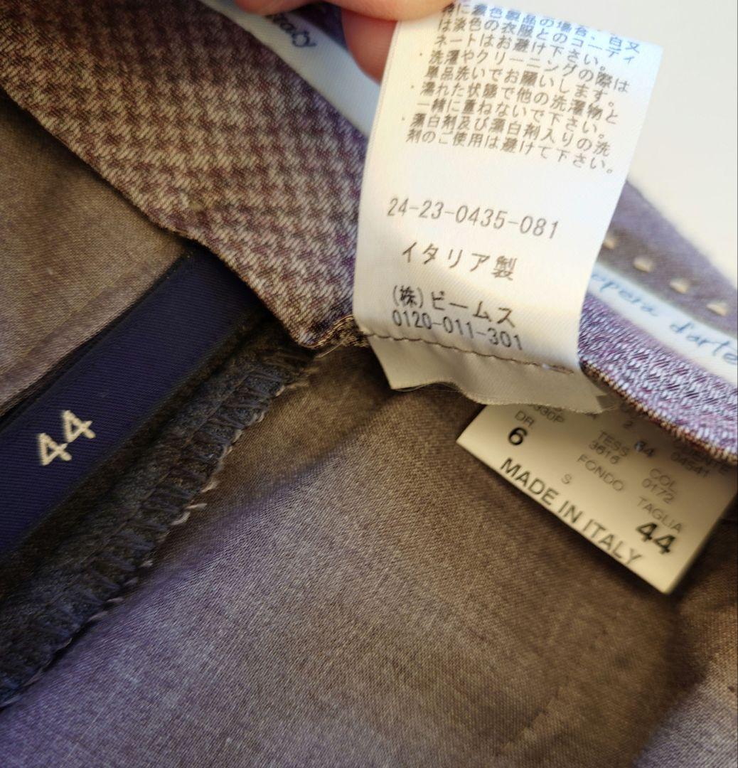 GERMANO ダークグレー スラックス