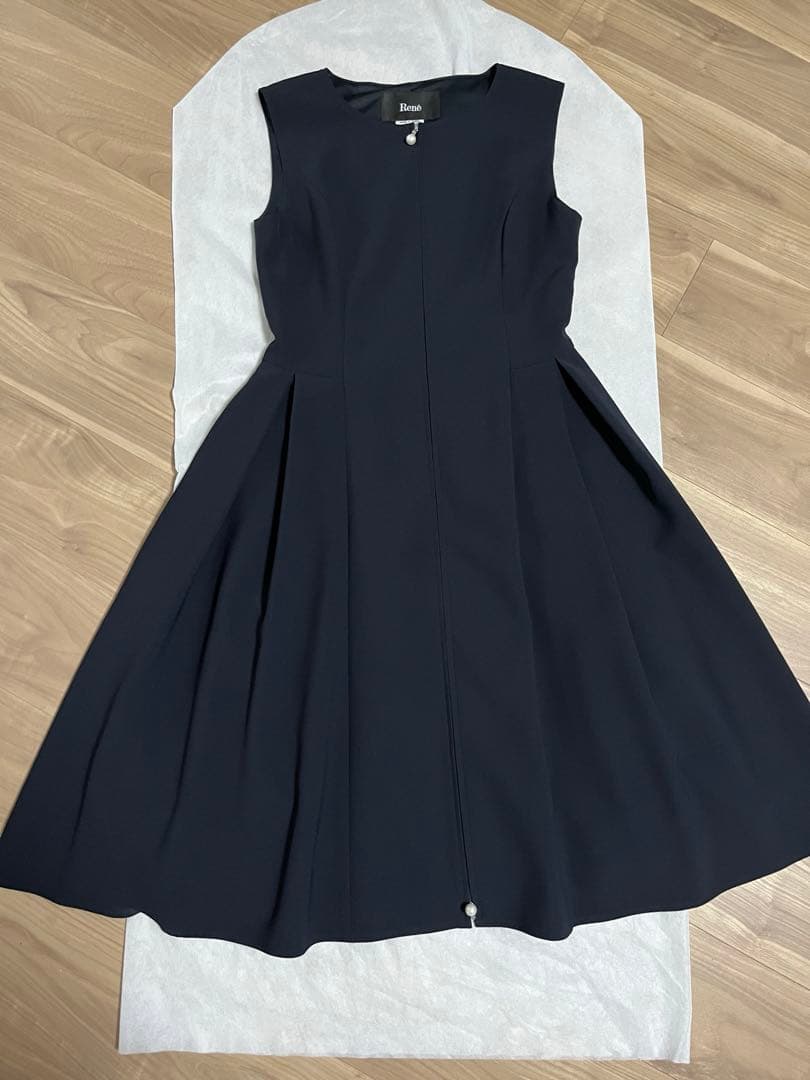 最終値下げ！Rene ダブルジップアップパールワンピース