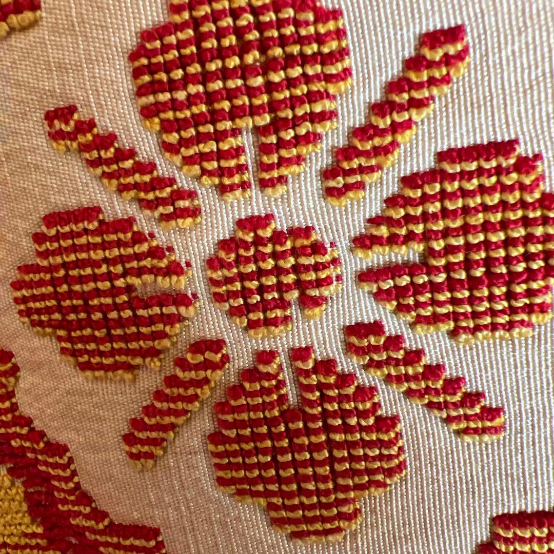 アンティーク　京袋帯　相良刺繍　正倉院　美品　レア