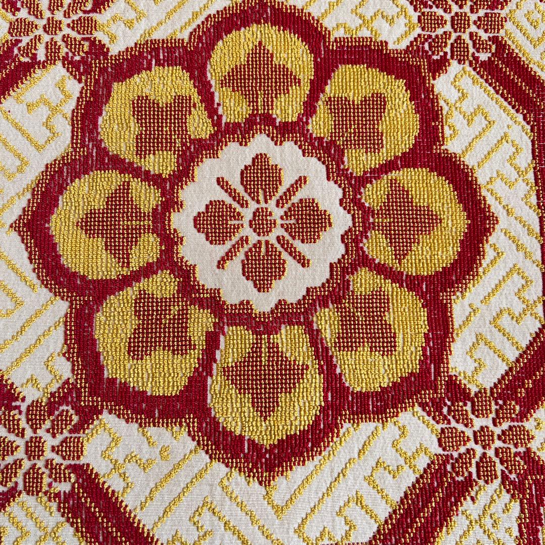 アンティーク　京袋帯　相良刺繍　正倉院　美品　レア